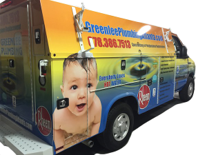 Greenlee Plumbing service truck