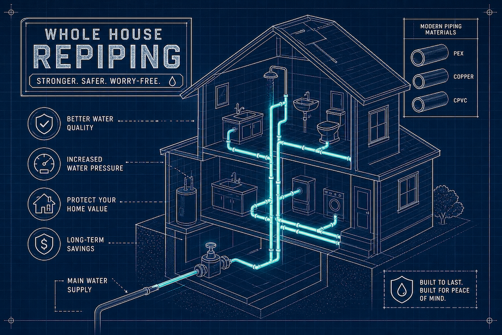 The Complete Whole House Repipe Guide for Homeowners