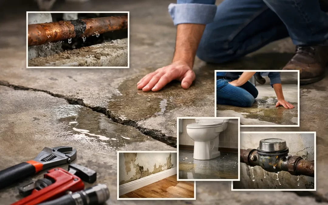 9 Slab Leak Warning Signs to Watch For